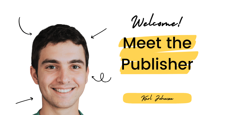 Meet the Publisher image with Karl Johnson picture