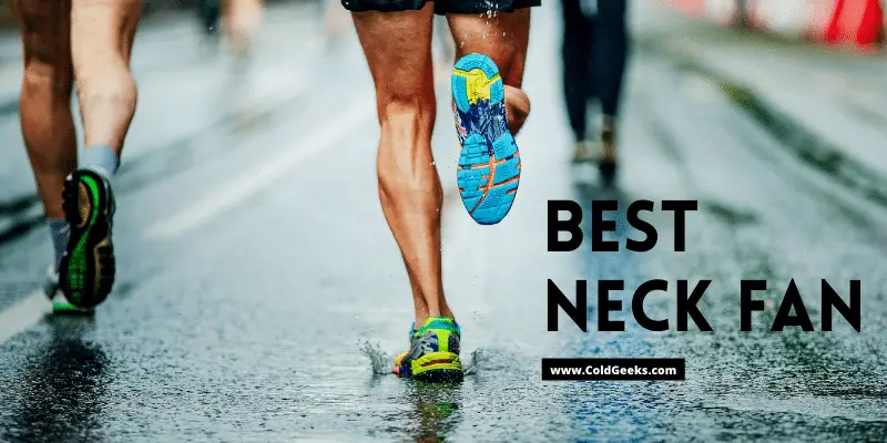 The legs and feet of runners—Best Neck Fan for Runners