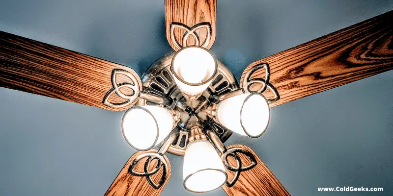 Ceiling fan with lights—How to make a fan quieter