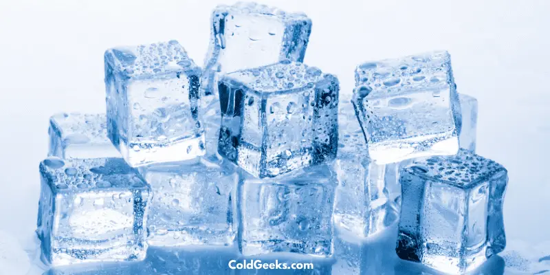 Stacks of ice cubes—Why Does Silver Melt Ice