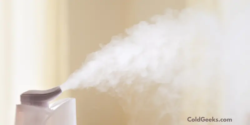Humidifier blowing steam—Is a Humidifier Good for Cold Weather?