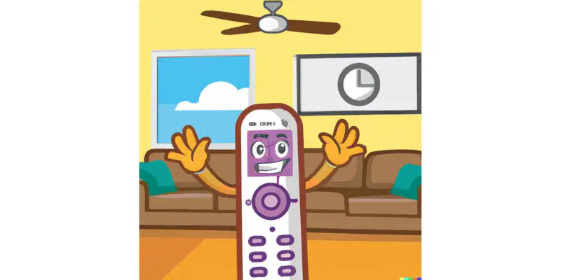 Cartoon Remote and Fan
