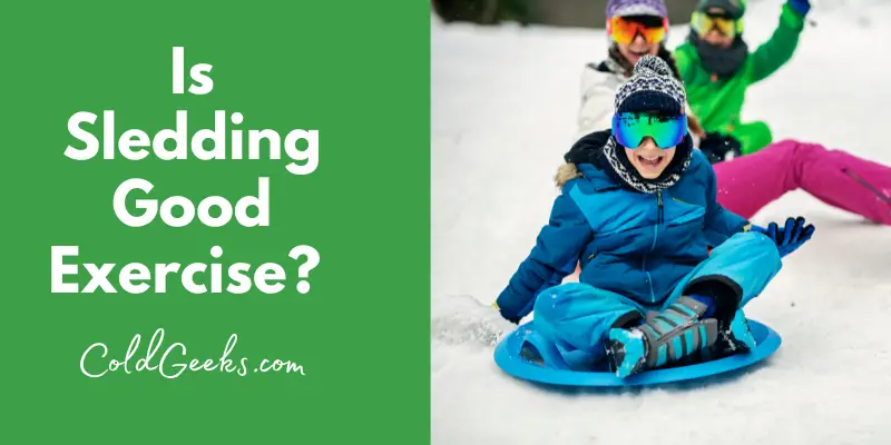 Picture of a family sledding together - Is Sledding Good Exercise